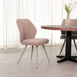 Eetkamerstoel royal bouclé mushroom 170