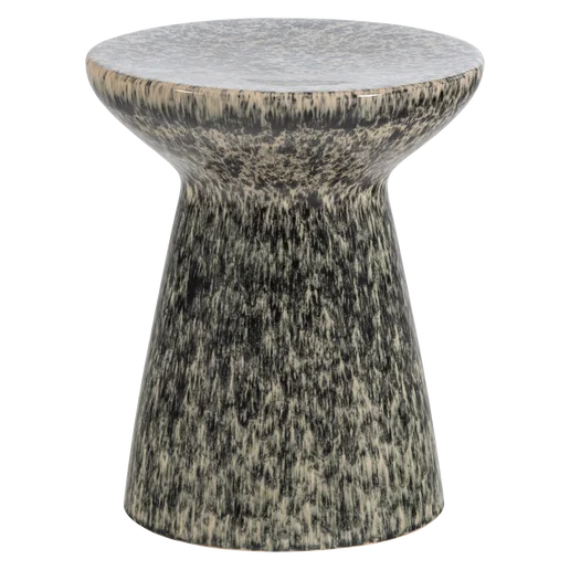 Bijzettafel grijs Ø35 cm