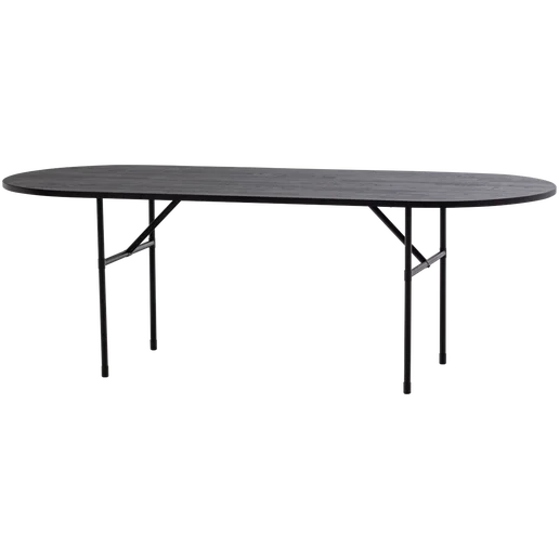 Eettafel Linan eiken zwart 220 cm
