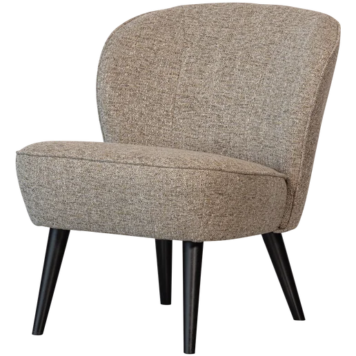Fauteuil Palen polyester naturel 59 cm