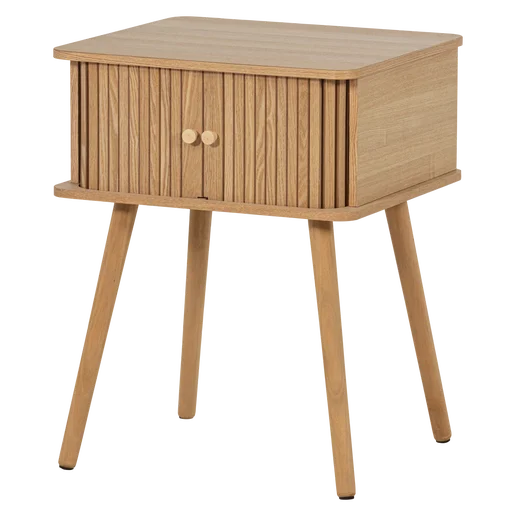Nachtkastje MDF naturel