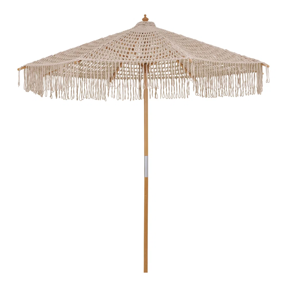 Parasol Elis beuken hout beige