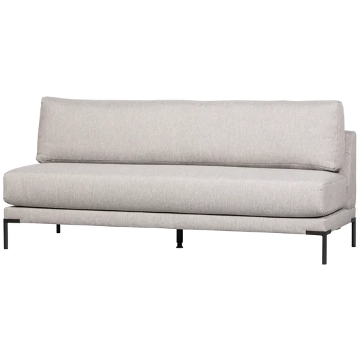 Bank Selloan polyester grijs 200 cm