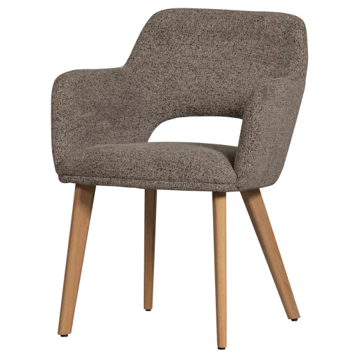 Eetkamerstoel Grala polyester 61 cm