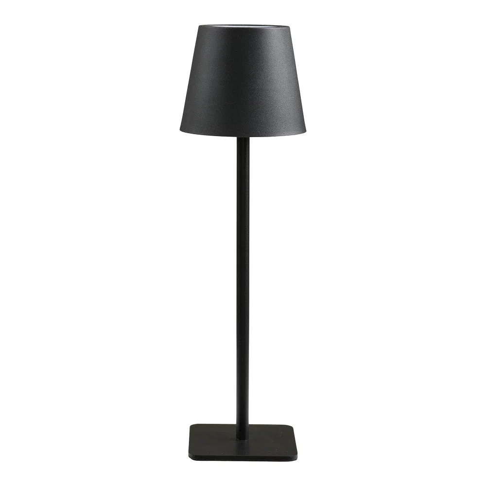 Tafellamp metaal zwart 10 cm