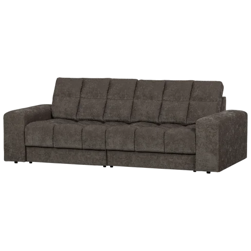 Bank Fensiro polyester grijs 2-zits 226 cm