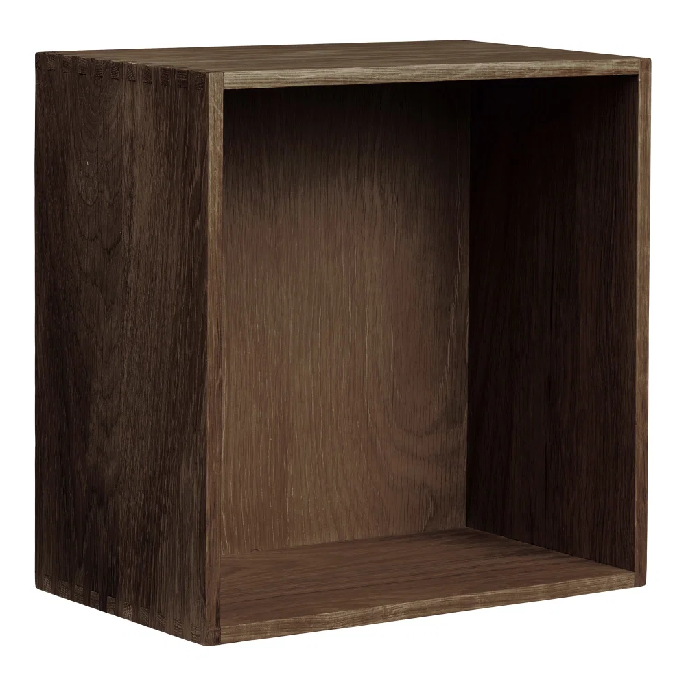 Wandplank eiken donkerbruin 2
