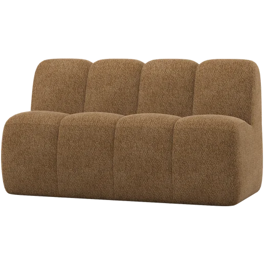 Bank chenille geel 164 cm