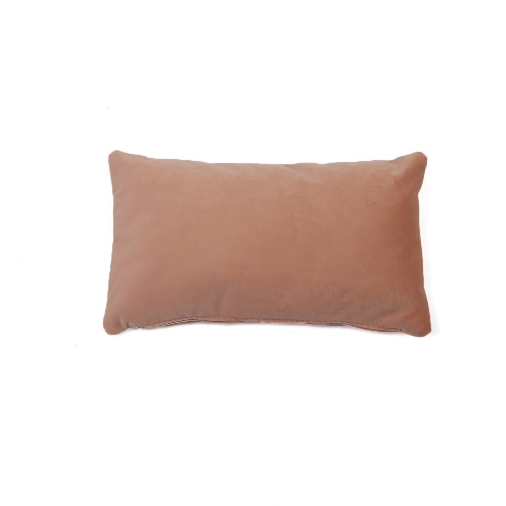Kussen Roson velours roze 25 × 45 cm