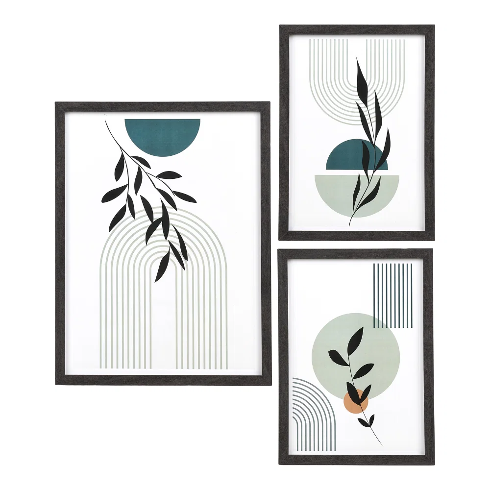 Decoratie MDF zwart