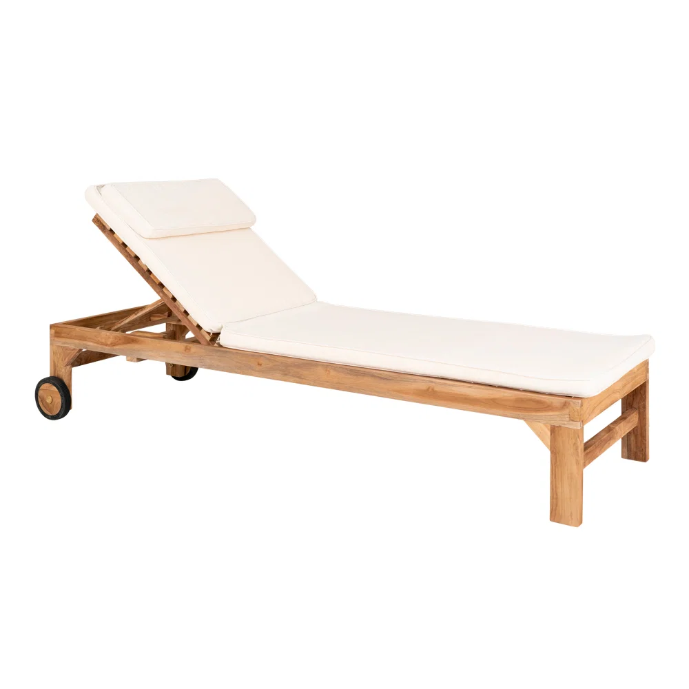 Ligbed teak naturel