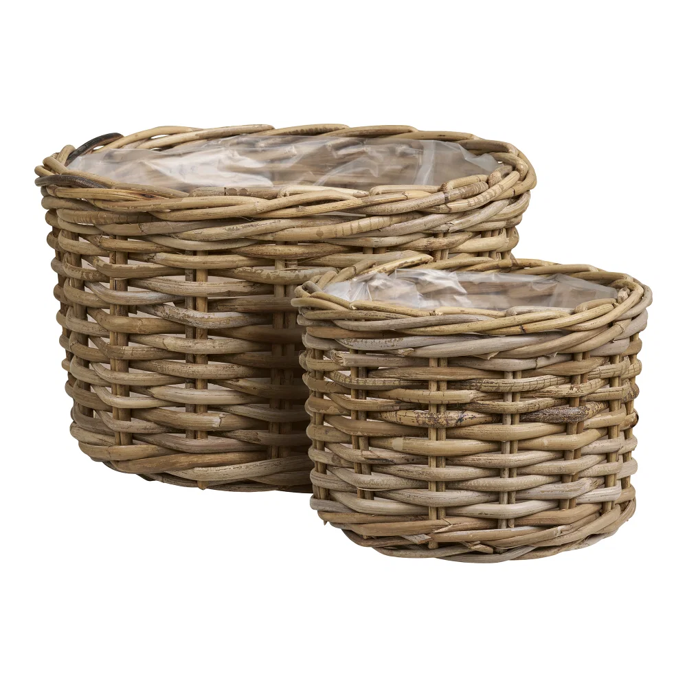 Mand Noren kubu rotan naturel 27 cm