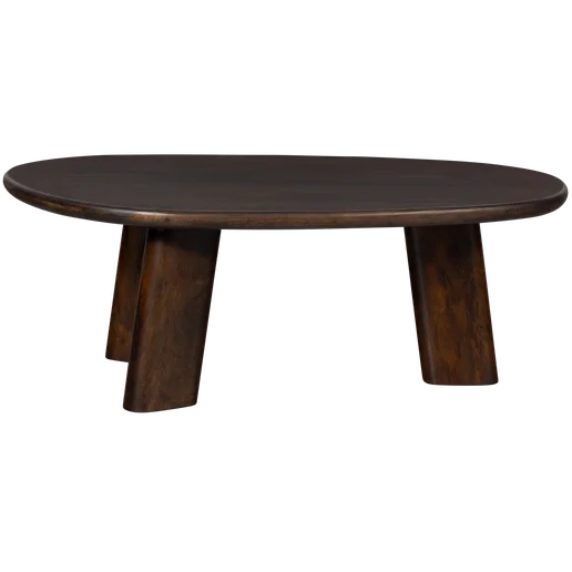 Salontafel Novla bruin 110 × 40 cm hoog