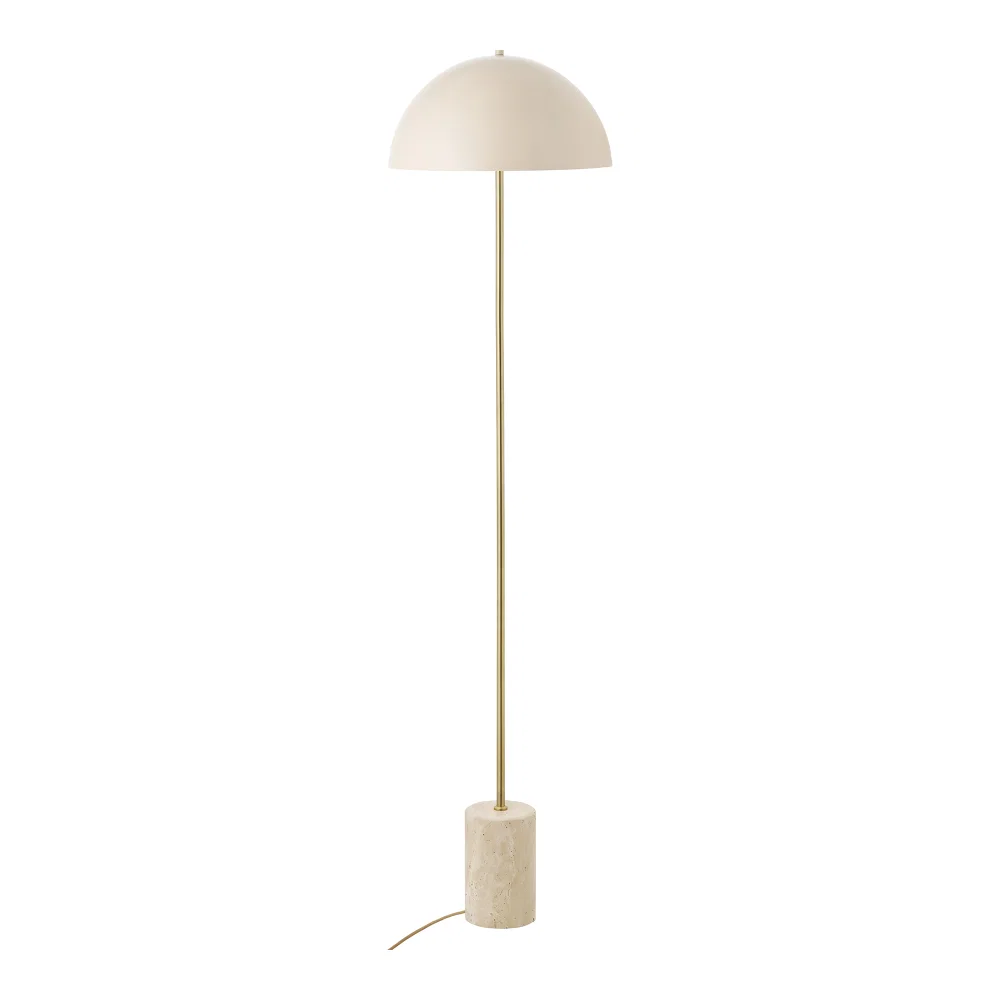 Vloerlamp marmer beige