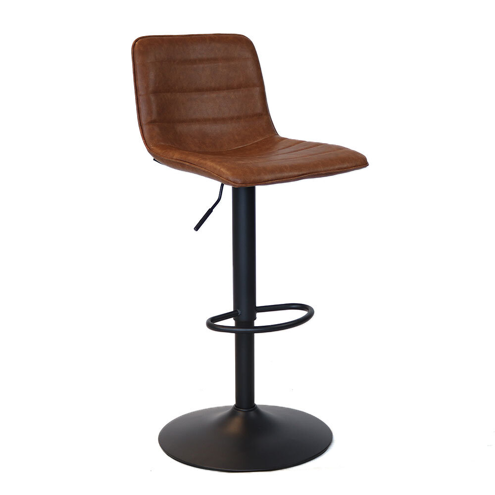 Barkruk Mele eco-leer cognac 45 × 110 cm hoog