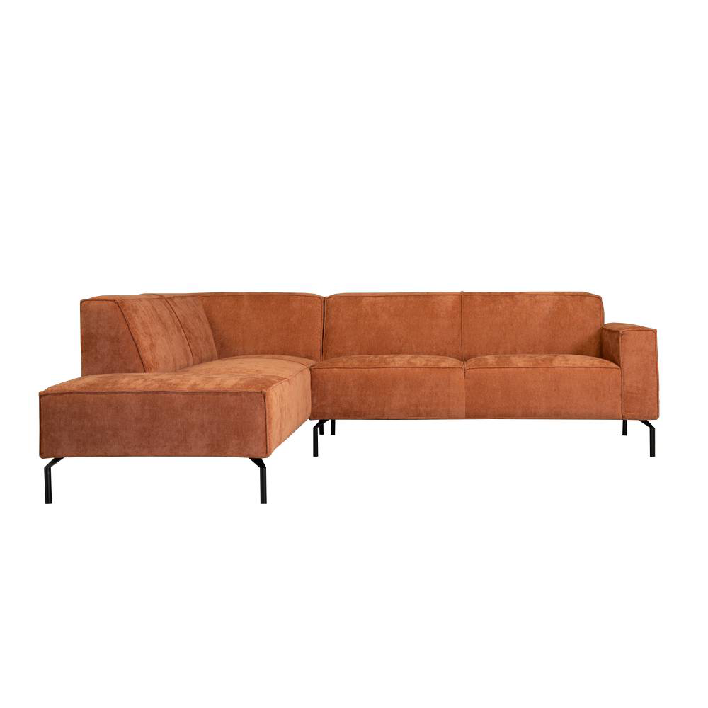 Hoekbank Calio ja terracotta links 252 cm