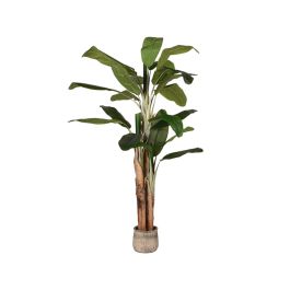 Kunstplant kunststof groen 110 cm
