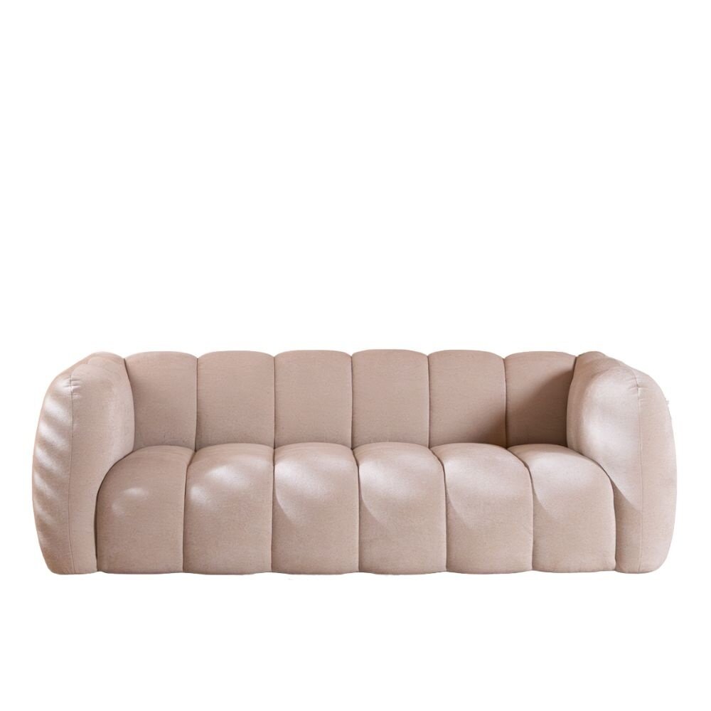 Bank chenille beige 3-zits