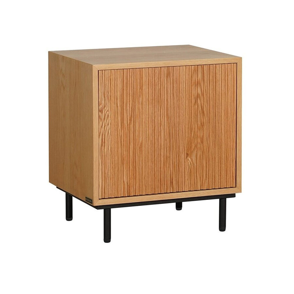 Nachtkastje rubberwood blank eiken