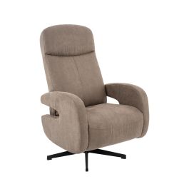 Fauteuil Noris microsuede taupe 5 62 cm