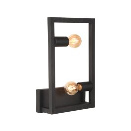 Wandlamp metaal zwart