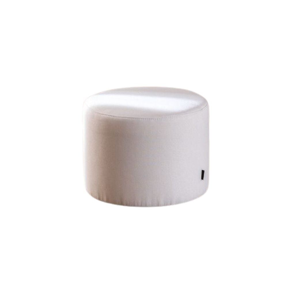 Poef polyester gebroken wit 50 cm