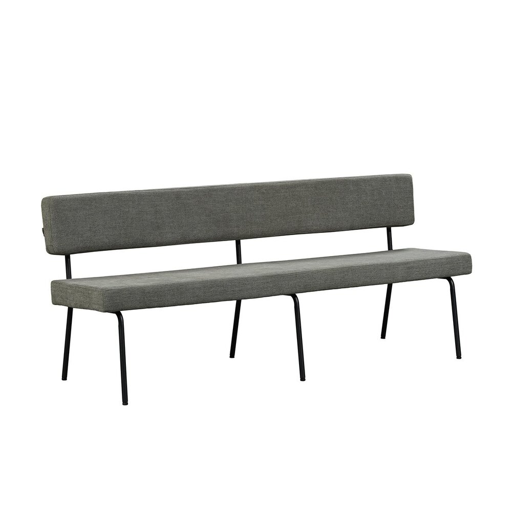 Bankje polyester groen 190 cm