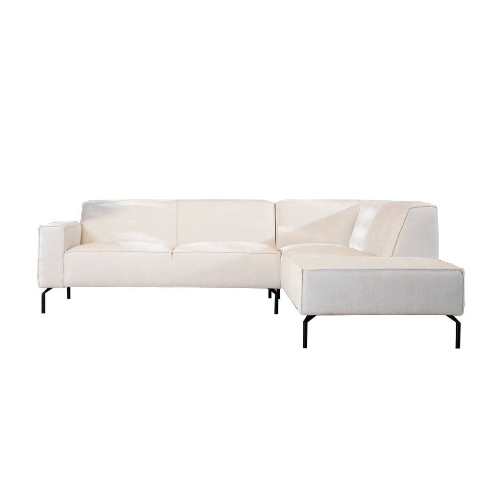 Hoekbank Ora ja beige rechts 252 × 78 cm hoog