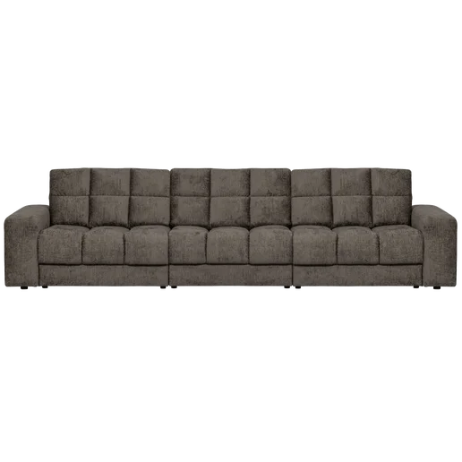 Bank Galteon polyester grijs 3-zits