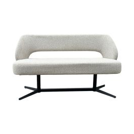 Bankje royal bouclé naturel 110 150 cm