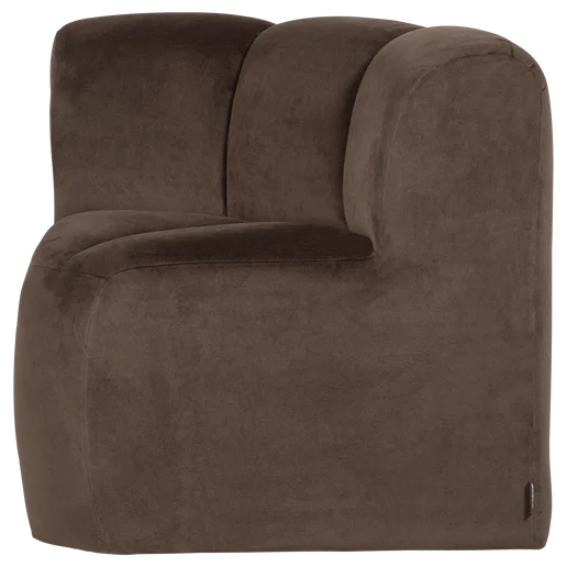 Bank Novto velours 83 × 83 cm hoog