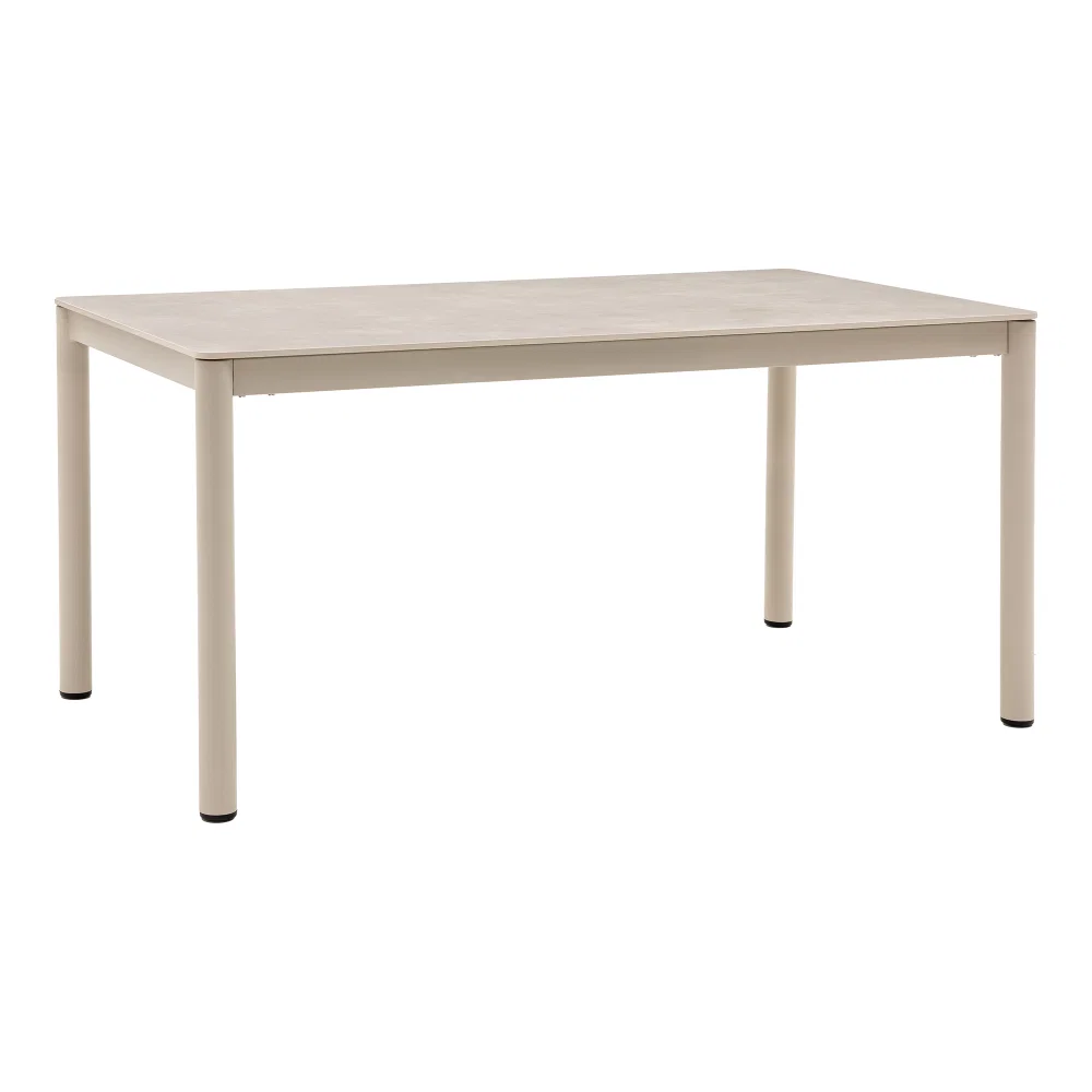 Eettafel aluminium zand