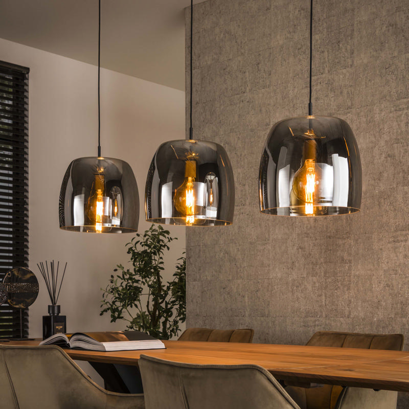 Hanglamp glas 3-lichts