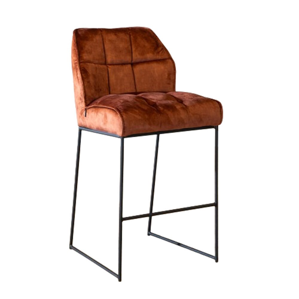 Barkruk Core velours koper 82 cm
