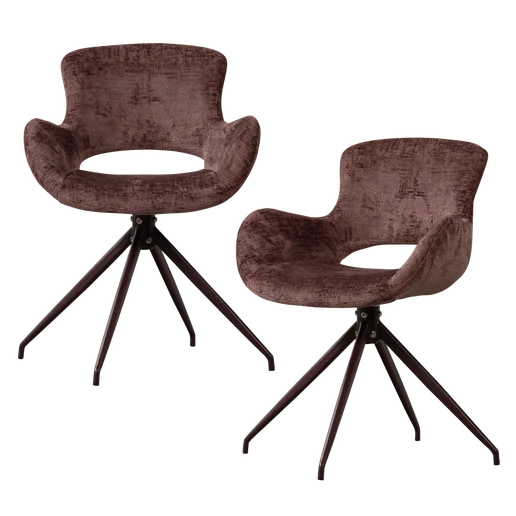 Eetkamerstoel set van 2 58 × 82 cm hoog