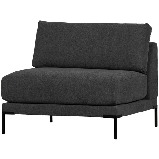 Bank Lorlola polyester grijs