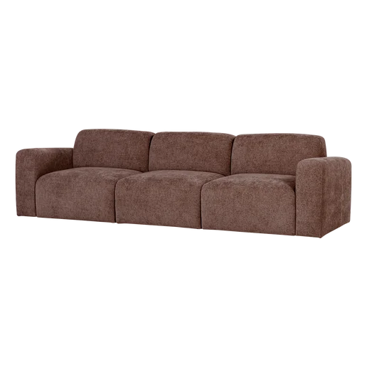 Bank roze 3-zits