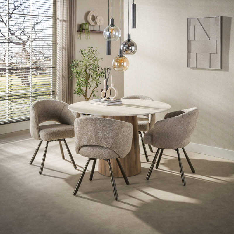 Eettafel Valmi Ø120 cm