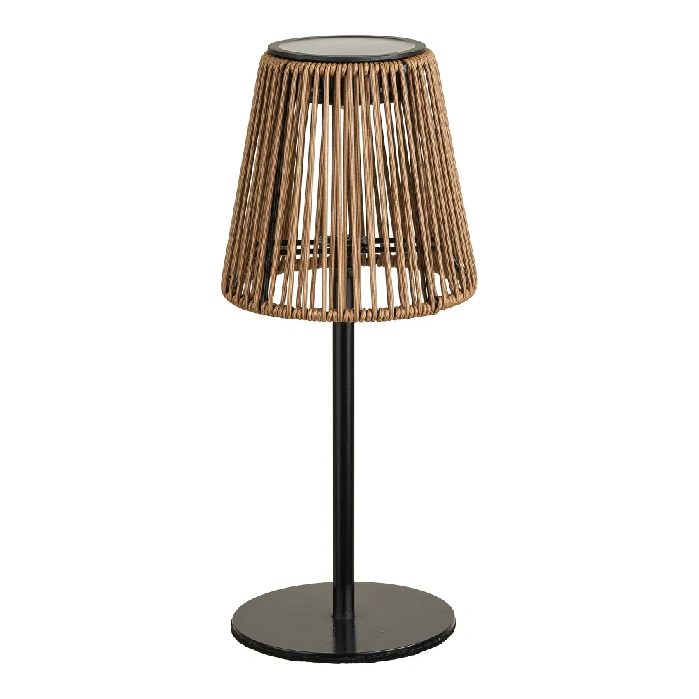 Lamp polyrattan bruin