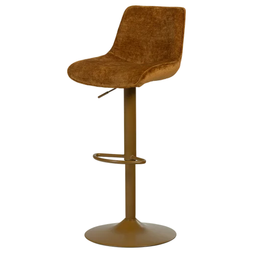Barkruk bruin 45 × 110 cm hoog