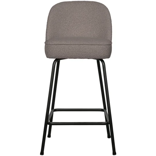 Barkruk Vinla polyester grijs 65 cm 50 cm