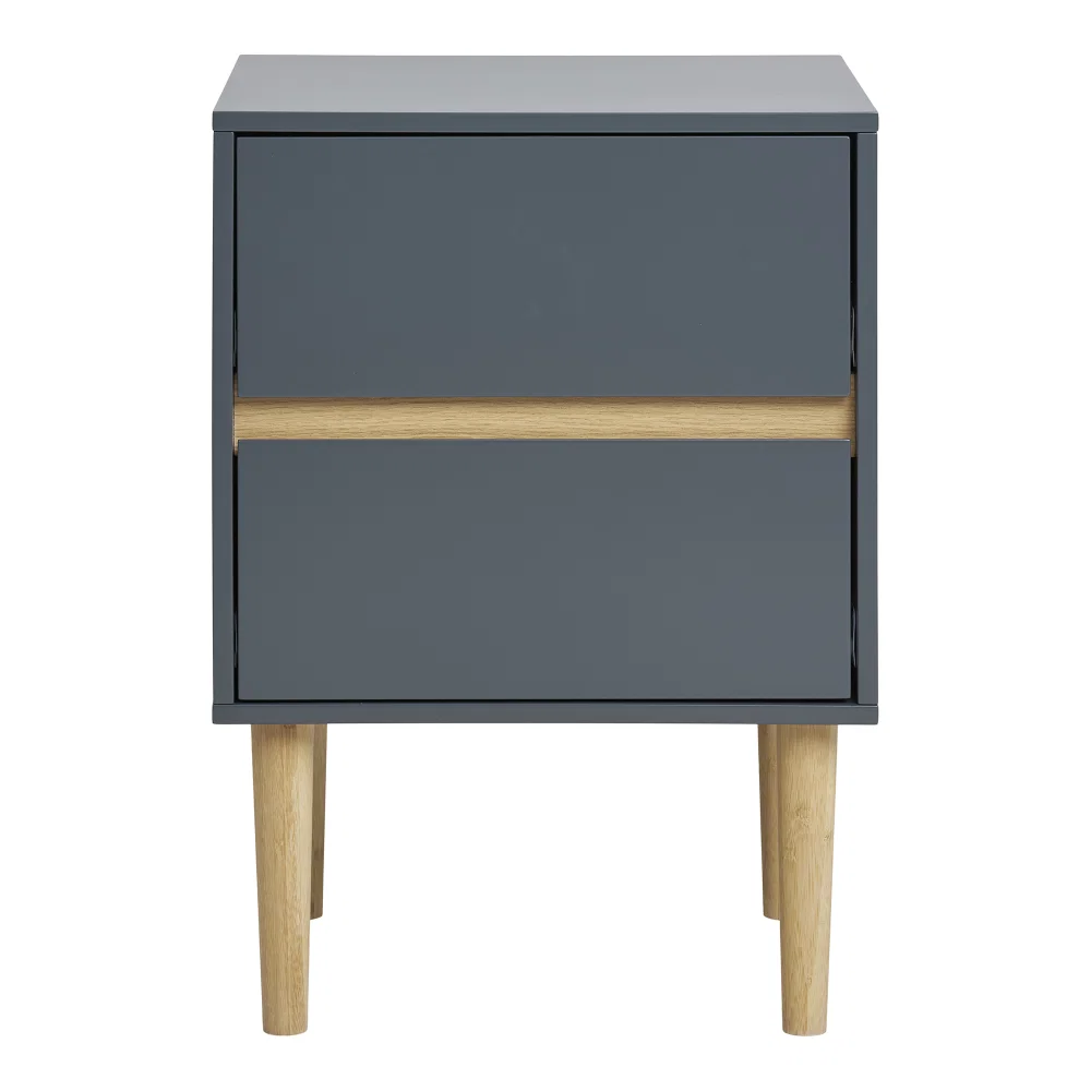 Bijzettafel MDF donkergrijs