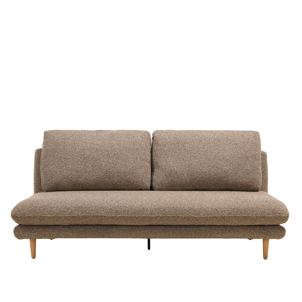 Bank nee bruin 195 cm
