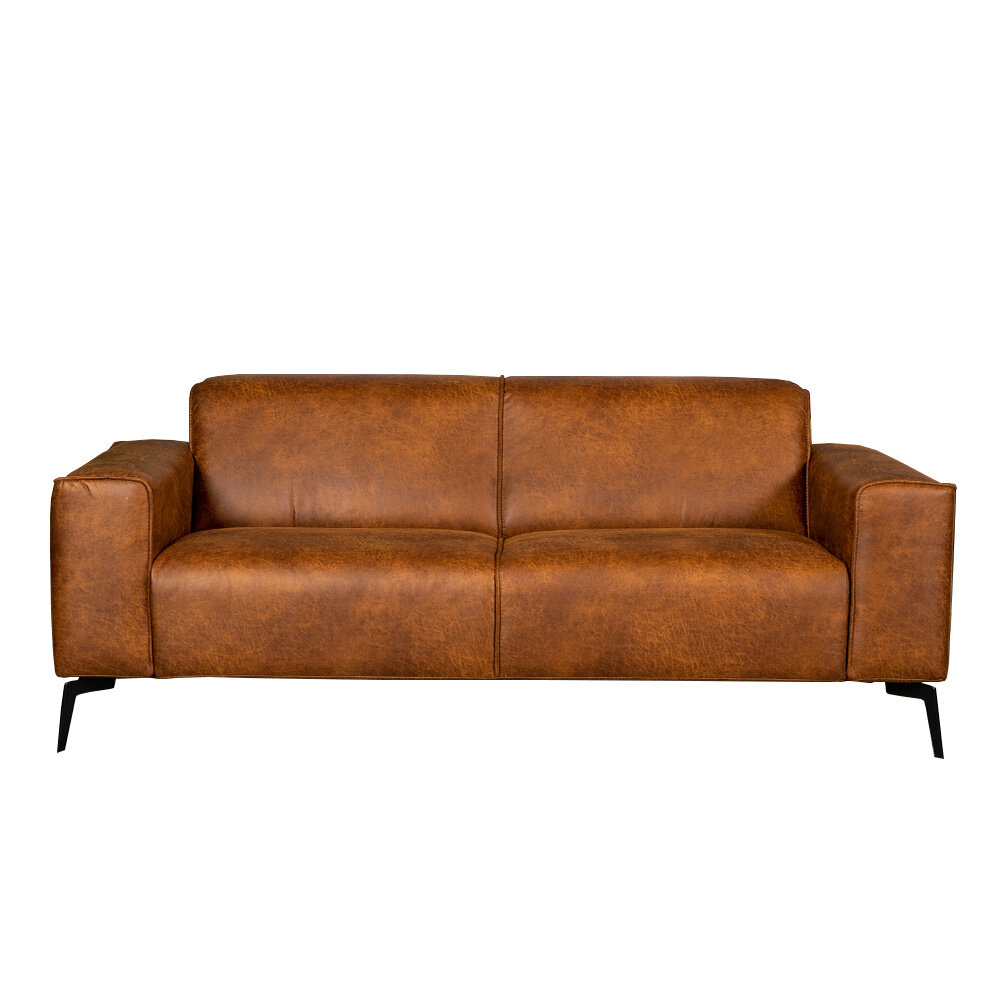 Bank Talna eco-leer cognac 5-zits