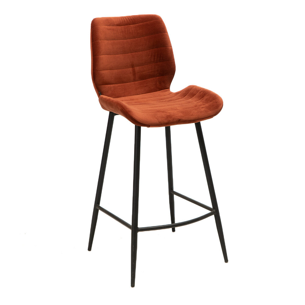 Barkruk Lanro velours koper 71 cm
