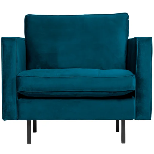 Fauteuil Ilro velours 98 × 83 cm hoog
