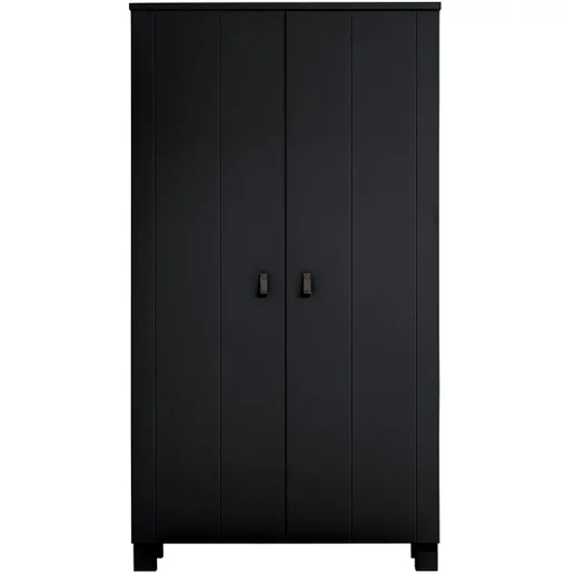 Kast zwart 111 cm