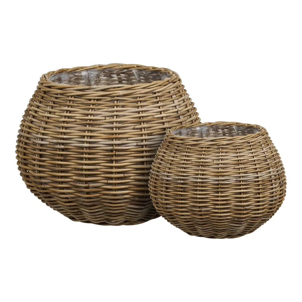 Mand Brami kubu rotan naturel
