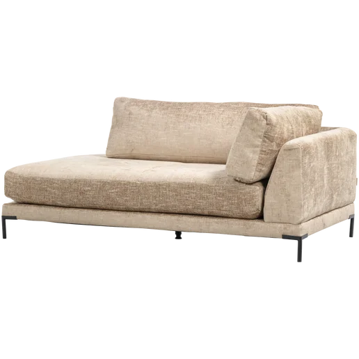 Bank Marveon stof naturel rechts