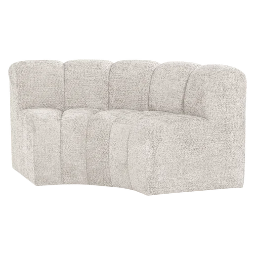 Bank geweven chenille beige